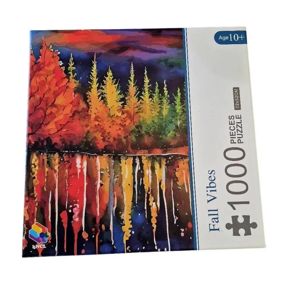 hNCL Fall Vibes 1000 pc Jigsaw Puzzle NEW